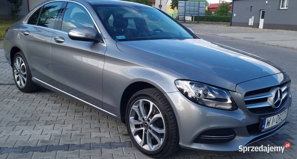 Mercedes C W205 SALON 100 BEZWYPADKOWY Niski Kraków