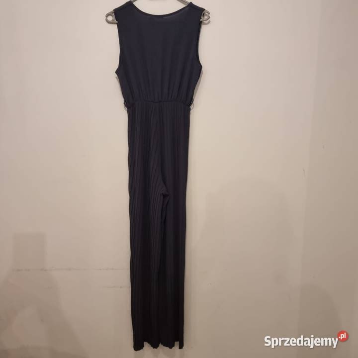 Damski granatowy kombinezon z plisowanymi małopolskie Kraków sprzedam