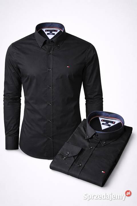Czatna koszula męska Tommy Hilfiger rozmiar M Odzież wyjściowa pomorskie