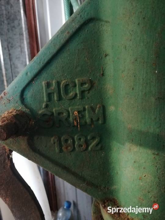 Pompa ręczna żeliwna HCP ŚREM 1982 Międzychód