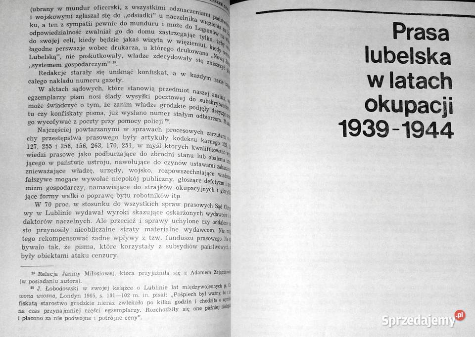 Prasa lubelska Tradycje i współczesność Jerzy lubelskie sprzedam