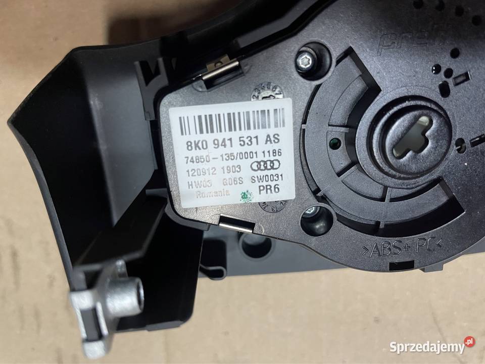 Włącznik świateł 8K0941531AS audi a5 8T b8 Rok produkcji 2015 Szczecin