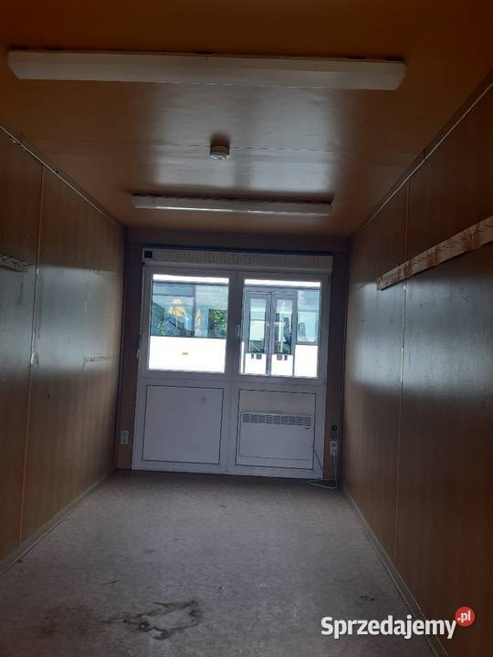 Kontener biurowy szatniowy żółty Swarzędz wielkopolskie