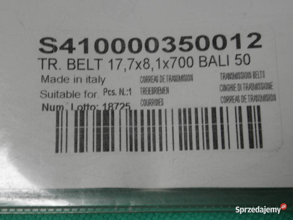 Pasek klinowy HONDA Bali 50ccm177 x 81 x 700 Nowe Osiny