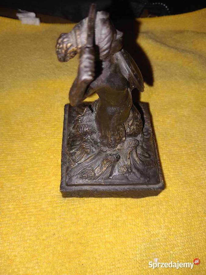 Syrenka Warszawska złota figurka Sosnowiec