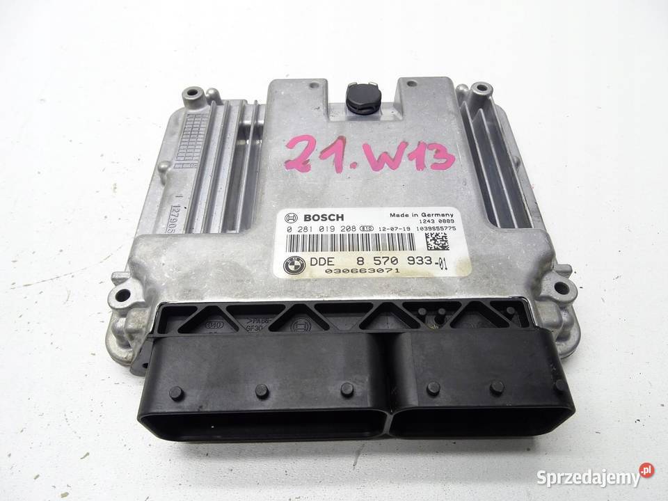 KOMPUTER STEROWNIK SILNIKA 20 D 8570933 BMW F20 osobowe