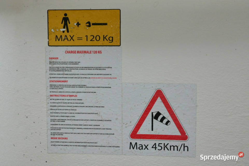 Renault Master master dźwig 23 Podnośnik koszowy