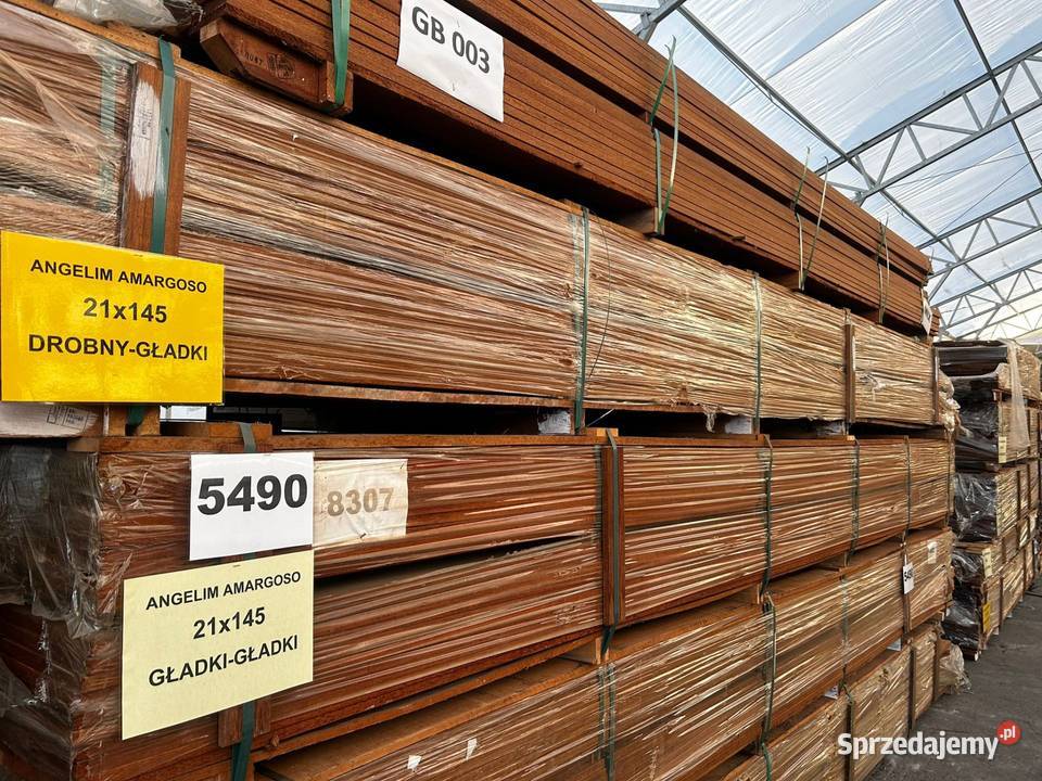 Deska tarasowa Angelim Amargoso 21x145 KD profil Mrągowo sprzedam