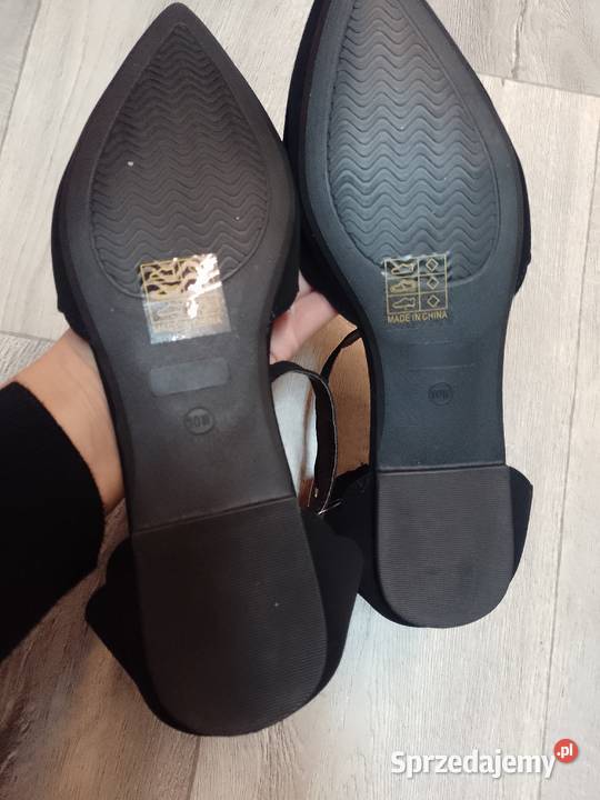 42 Czarne baleriny wieczorowe z zapięciem NOWE inna małopolskie Kraków