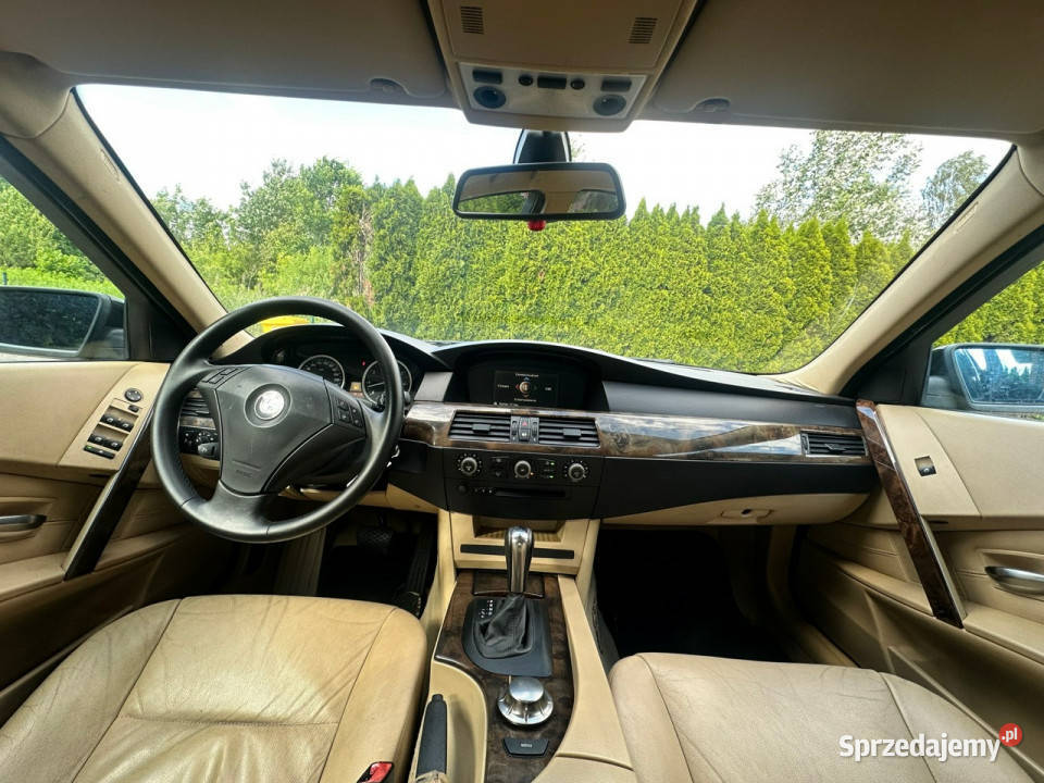 BMW 525 BMW e60 525i 25 LPG Sedan Opłacona E60 Wrocław