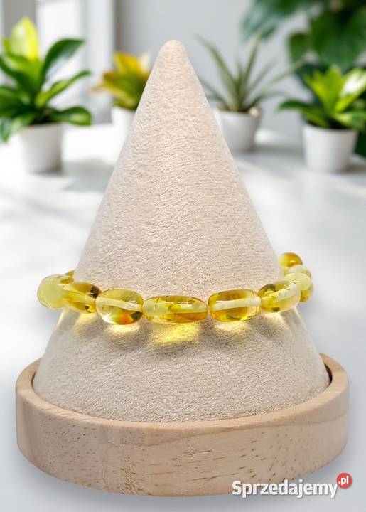 Komplet korale i bransoletka z bursztynu ryż Warszawa sprzedam