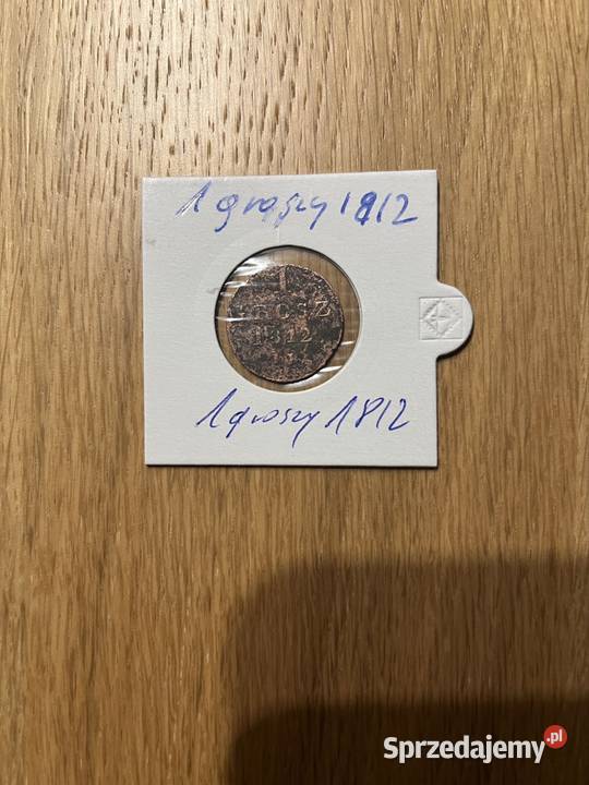 Moneta 1 grosz 1812 Puławy