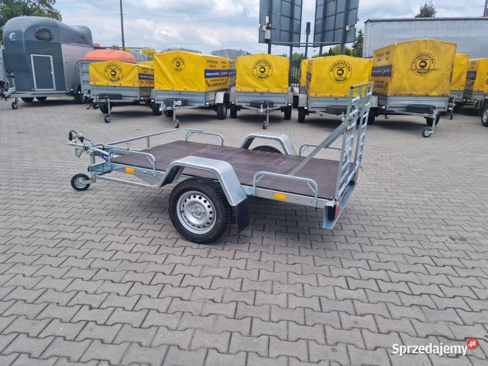 Przyczepa pod motocykl jeden nowa Niewiadów Pozostałe mazowieckie Lesznowola sprzedam