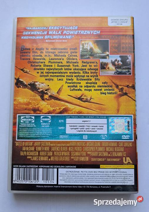 Bitwa o ANGLIĘ DVD 1 płyta Tarnowo Podgórne