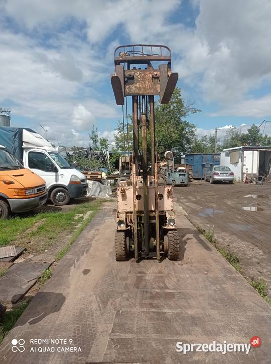 wózek widłowy z silnikiem perkins3p diesel Grudziądz sprzedam