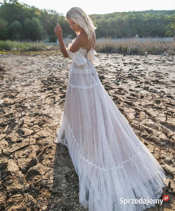 Suknia ślubna boho ROMANTIC 34 36 S 38 M 40 42 Jelenia Góra