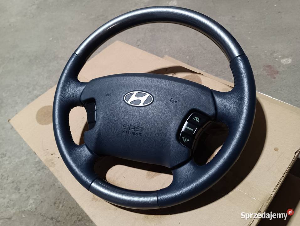 Kierownica Skóra Carbon Poduszka Airbag Hyundai Mrowino