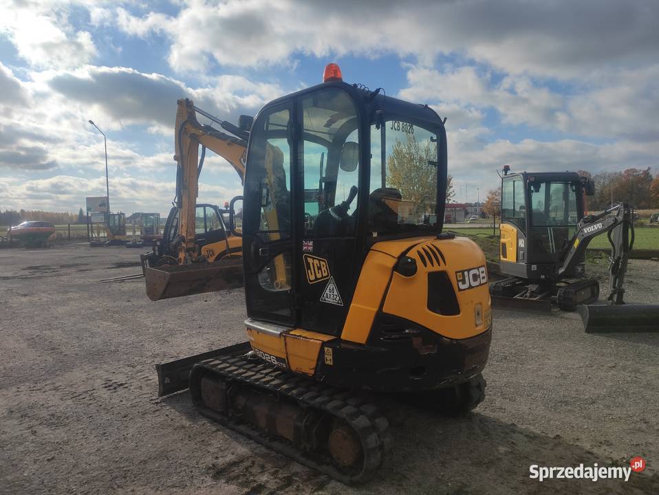 Minikoparka JCB 8026 CTS 2019r 2400mtg Ryżki sprzedam