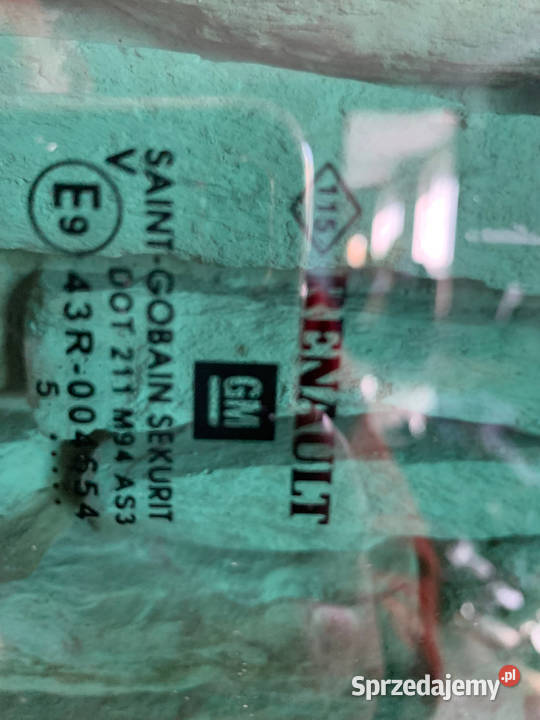 Szyba boczna karoseryjna Trafic III Vivaro małopolskie Barwałd Dolny