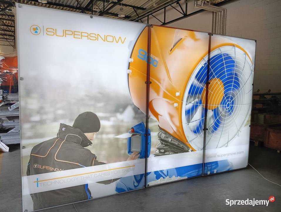 Ścianka podświetlana LED wystawowa dwustronna 3 Maniowy sprzedam