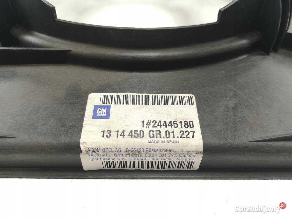 MOCOWANIE WENTYLATORA CHŁODNICY OPEL CORSA C 10 lubelskie sprzedam