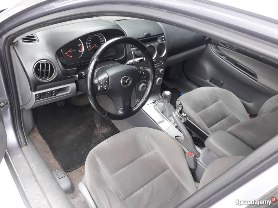 Mazda 6 20D webasto klima tempomat Sprawna welurowa tapicerka Gdynia
