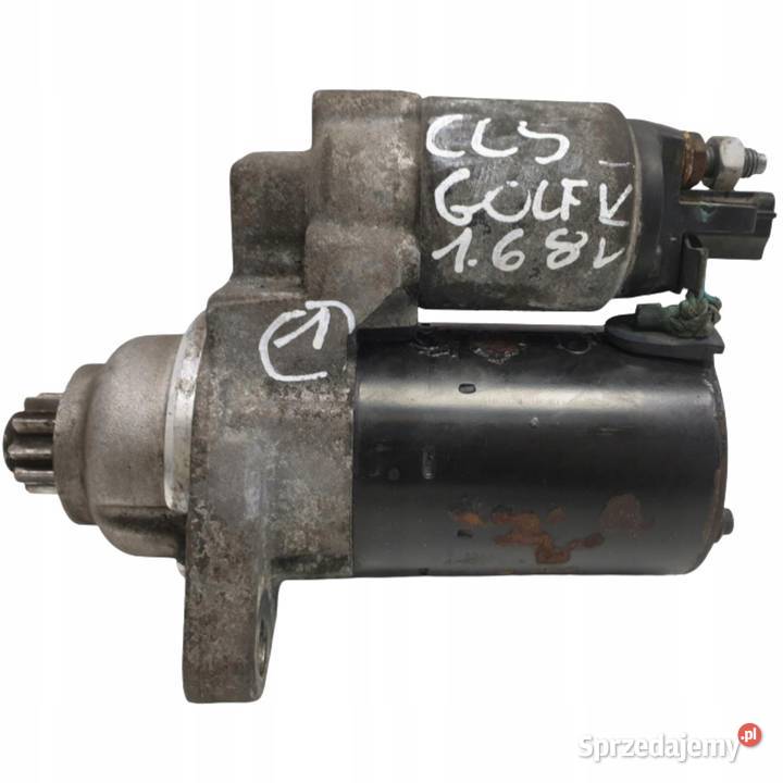 ROZRUSZNIK VW Golf VI 16 8V oryginał BOSCH Układ elektryczny silnika lubelskie Rudka