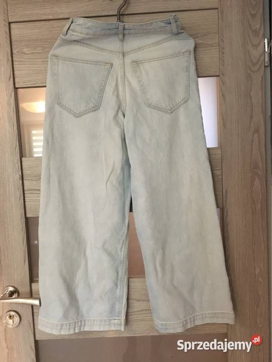 Spodnie damskie jeansowe kuloty 78 TopShop 2532 niebieski