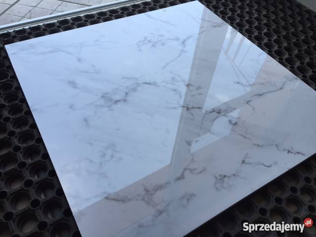 BIAŁY MARMUR gres polerowany 60X60 NAJWIĘKSZY Łask