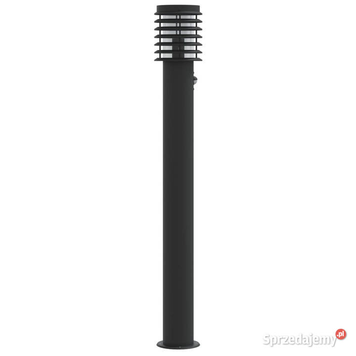 Lampy ogrodowe na słupku z czujnikiem 3 czarne mazowieckie Warszawa