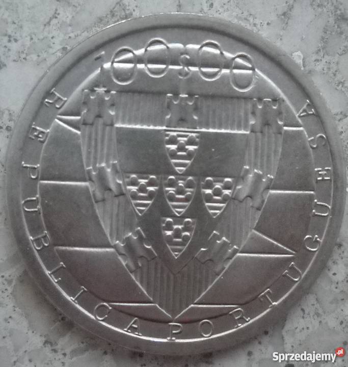 PORTUGALIA100 ESCUDOS 1985 COPPER NICEL Legionowo