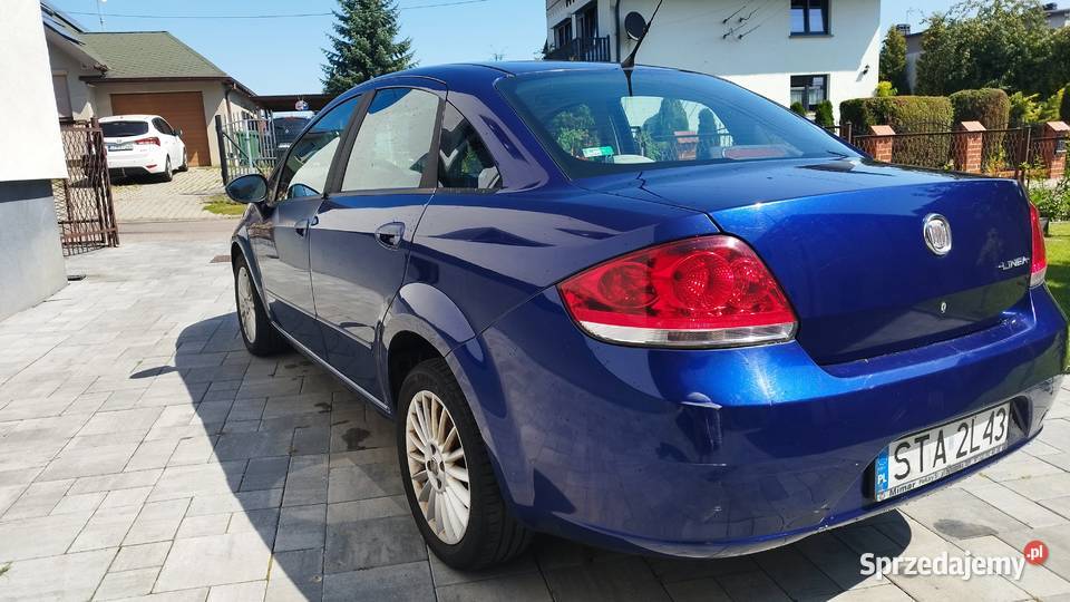 Fiat Linea wersja Dynamic rocznik 2007 14 LPG poduszka powietrzna