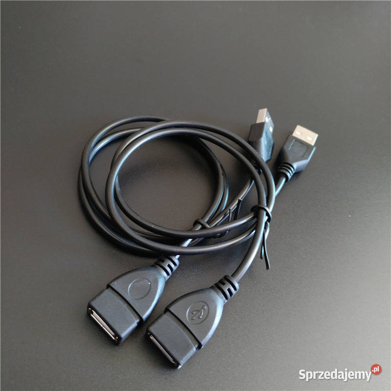 Przedłużacz USB 20 kabel długości 59 NOWY czarny Bydgoszcz