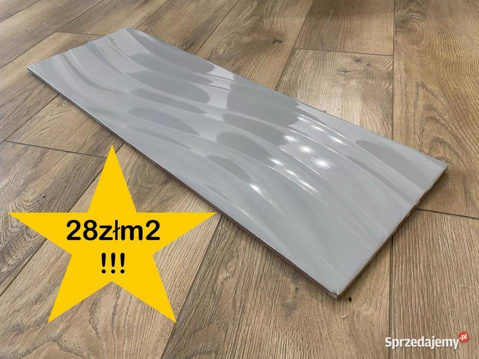 Płytka Ścienna JAVA ONDA GREY 25x75 Płytki ścienne