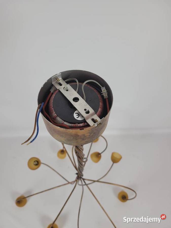 Żyrandol lampa wisząca ze szklanymi kloszami Oświetlenie Białogard sprzedam