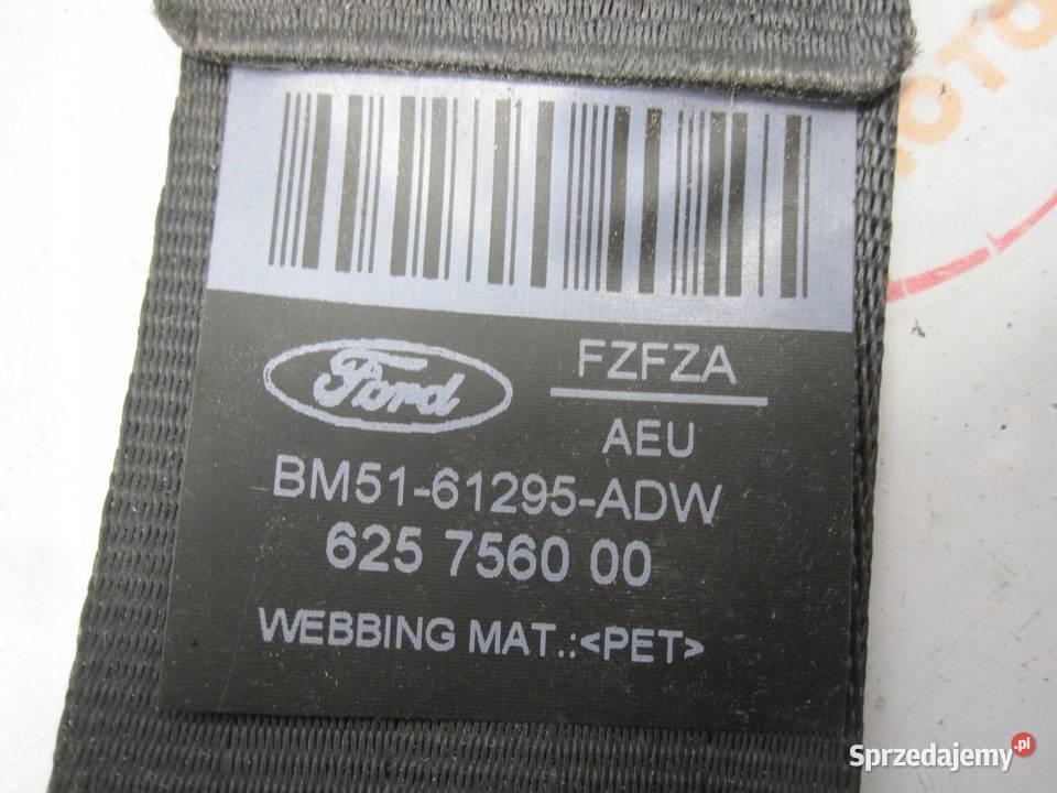 FORD FOCUS MK3 III 13r pas bezpieczeństwa lewy Kielce