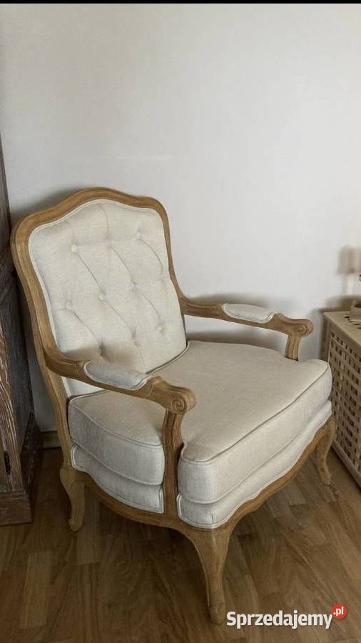 Fotel ludwikowski dębowy Wilczyn