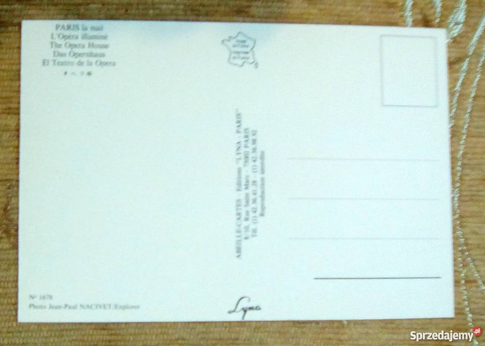 PARYŻ GMACH OPERY Piszczac