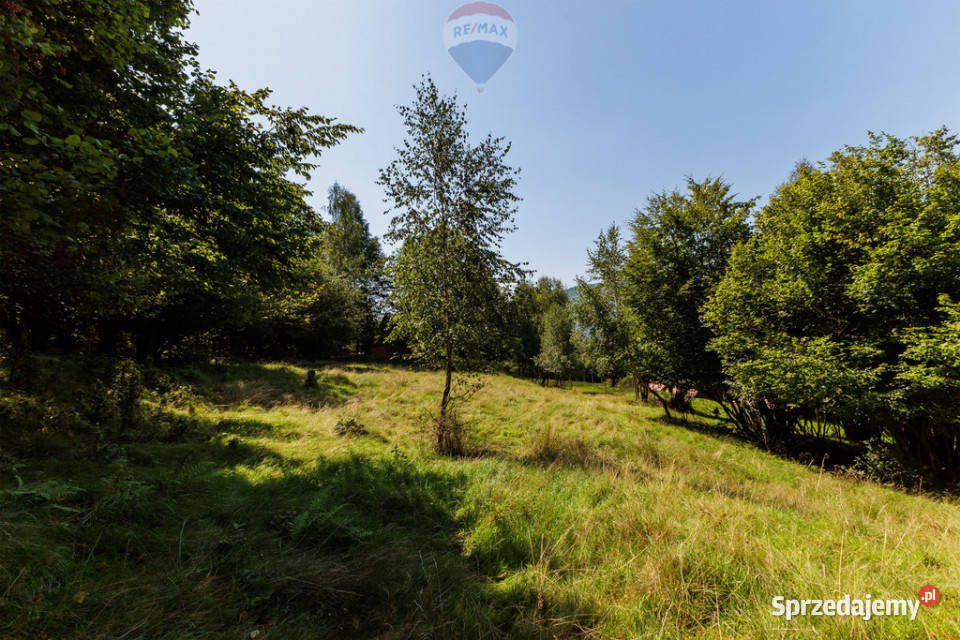Działka z widokiem na góry Międzybrodzie Międzybrodzie Żywieckie