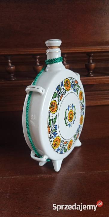 Porcelanowa karafka Hollohaza Hungary Biała Porcelana i szkło Gdańsk sprzedam