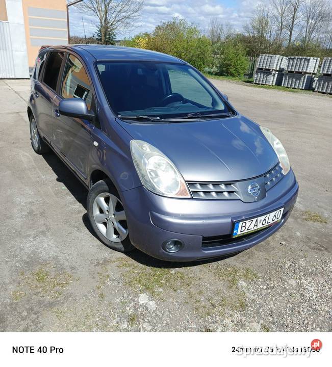 Nissan note 15 dCi 2008 Zambrów