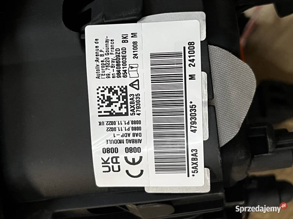PEUGEOT 308 III T10 AIRBAG PODUSZKA KIEROWCY Korczyna