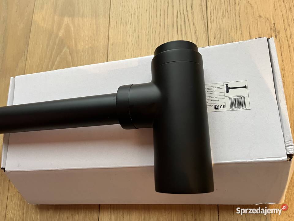 Syfon umywalkowy Prina czarny mat Lubin