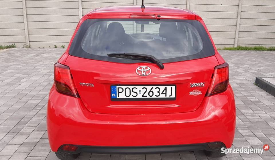Toyota Yaris III 13 benzyna klima kamera cofania poduszka powietrzna Ostrów Wielkopolski