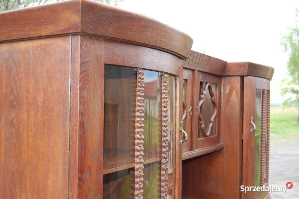 Kredens pomocnik dębowy