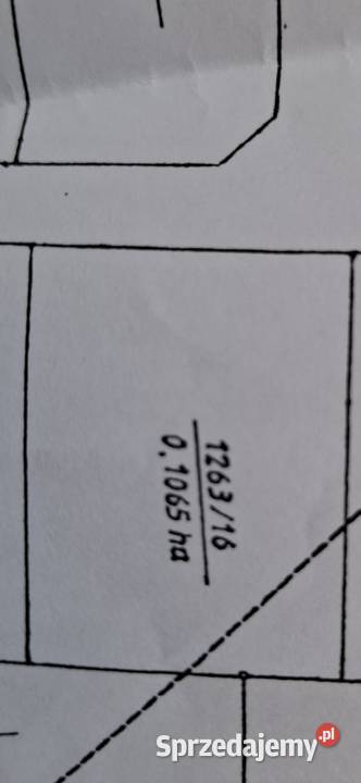 Działka 1065m2 Nowodworce 33m