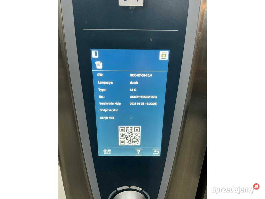 RATIONAL SCC61G 5Senses piec konwekcyjnoparowy Góra