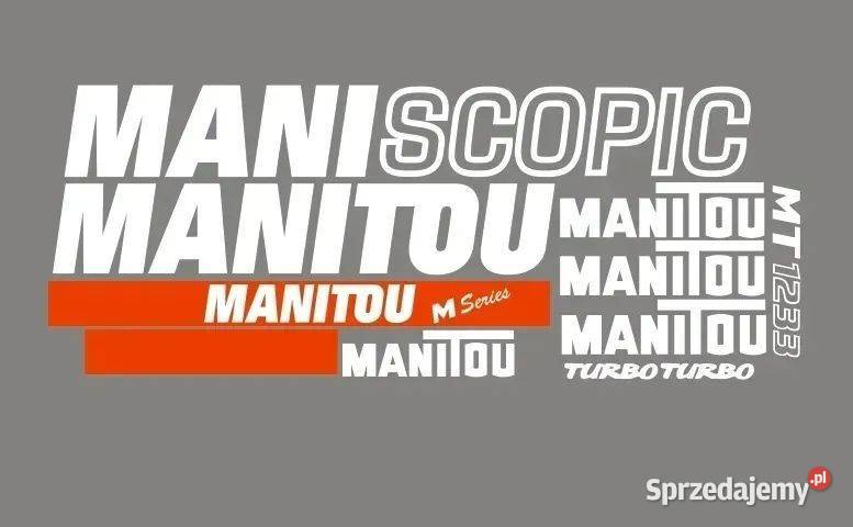 Naklejki oklejenie MANITOU MT 1233 Zamiennik mazowieckie Janików