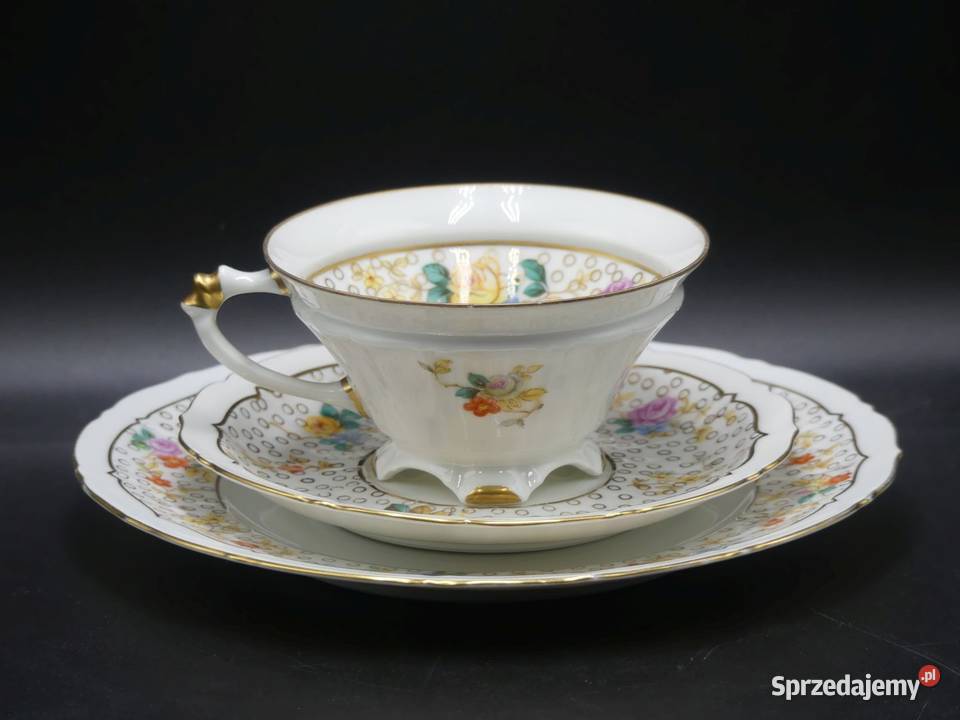 Komplet śniadaniowy Sorau Żary na nóżkach UNIKAT