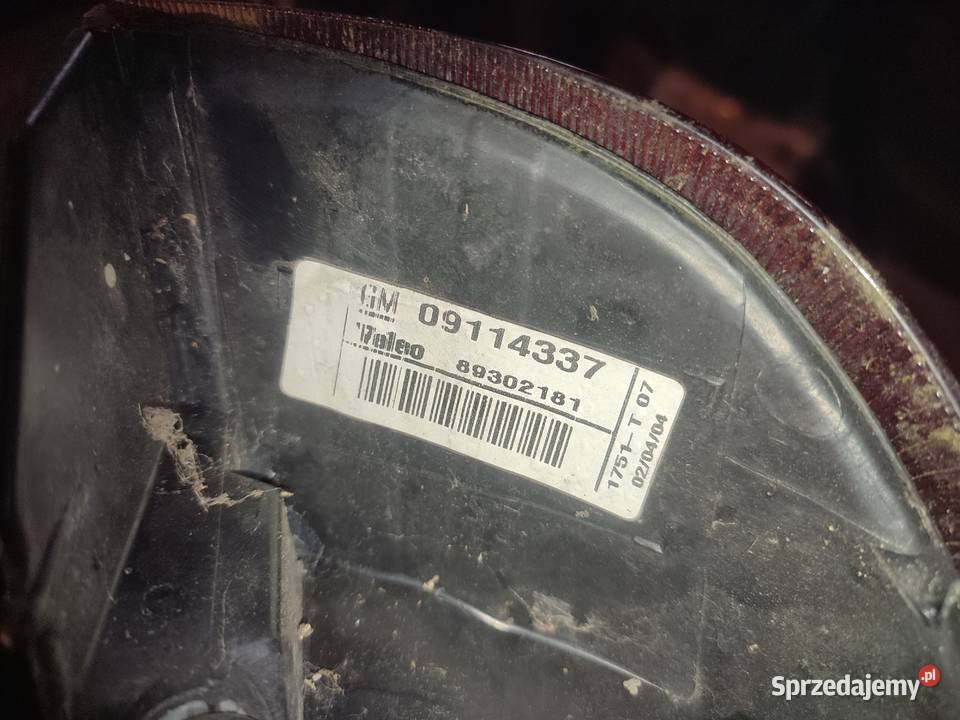 Opel corsa c lampa tył prawa prawe mazowieckie sprzedam